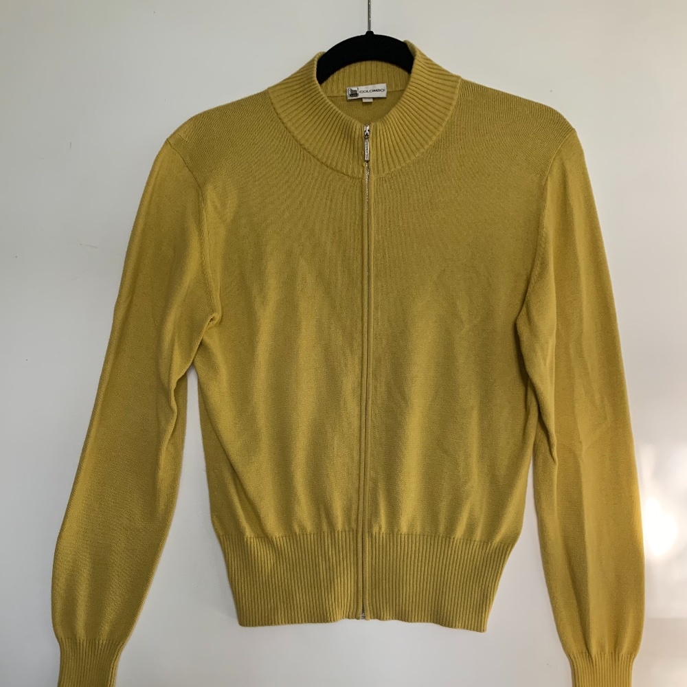 Colombo Cashmere Zip Cardigan luxury brand